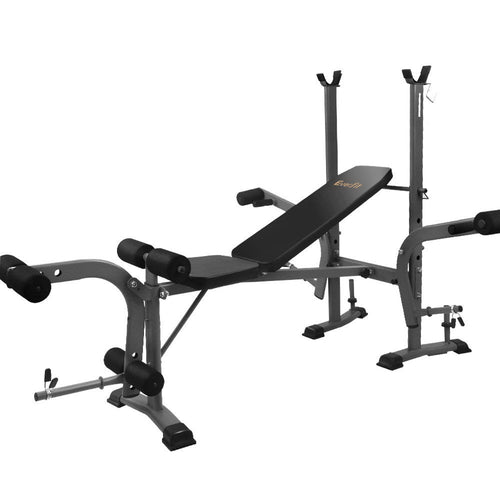 Banco de pesas Everfit, estación de gimnasio en casa ajustable para press de banca 8 en 1