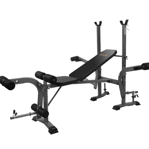 Banco de pesas Everfit, estación de gimnasio en casa ajustable para press de banca 8 en 1