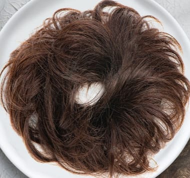 Donut Scrunchie Hair Extension – Real Hair Bun Maker for Instant Volume & Natural Look