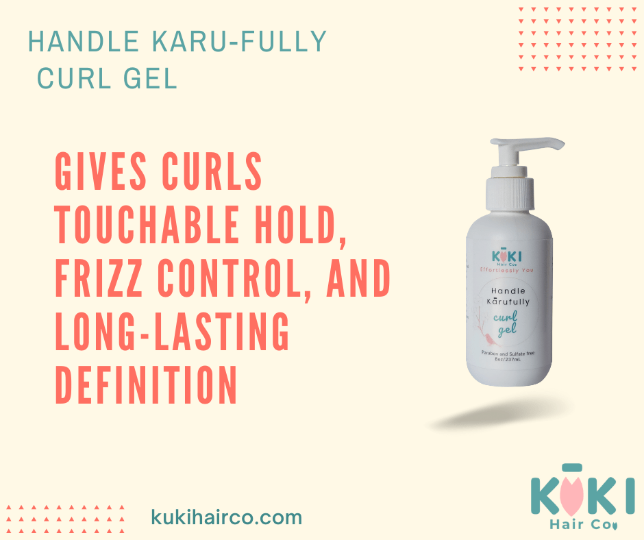 Curl Defining Hair Gel and oil
