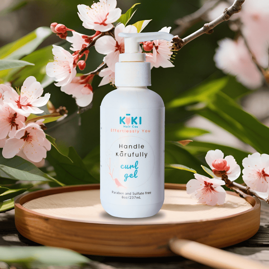 Curl Defining Hair Gel and oil