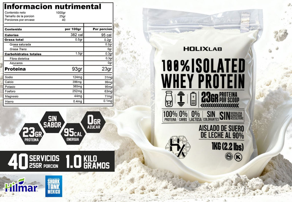 Proteína whey Holix lab (Sin Sabor)