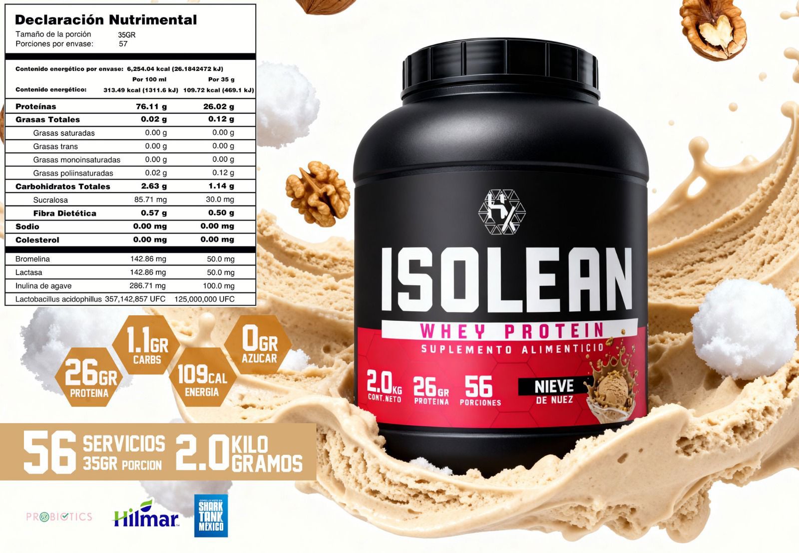 Proteína whey Holix lab 2kg